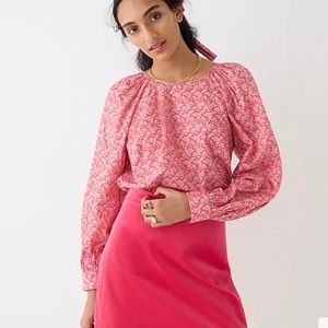 J Crew Liberty Long Sleeve Blouse